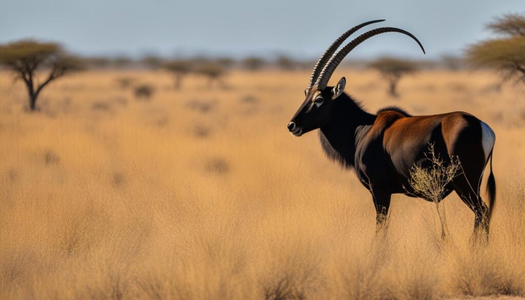 Antelope in Botswana