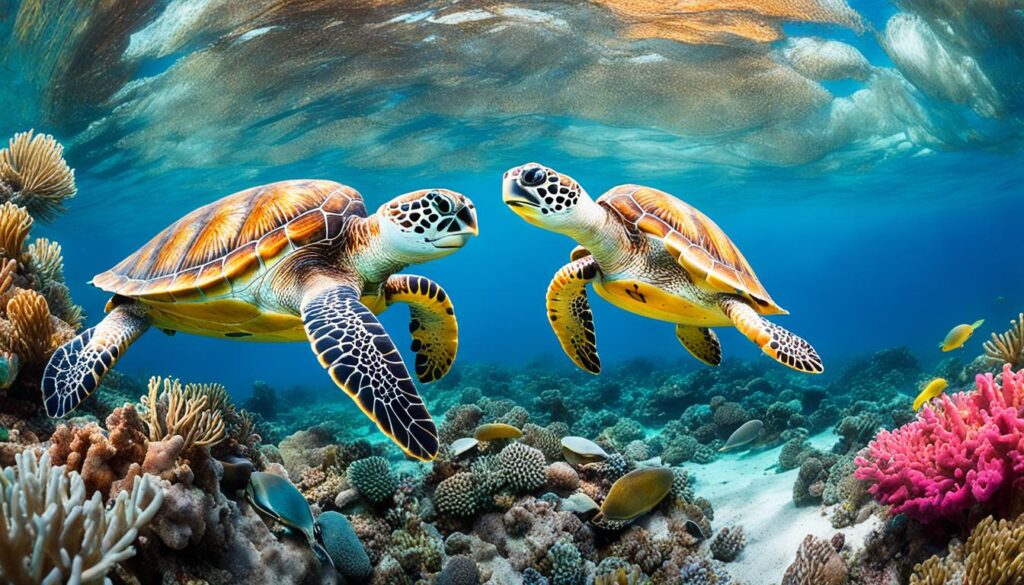 Marine turtles Kiribati